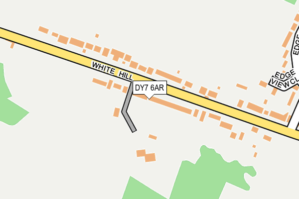 DY7 6AR map - OS OpenMap – Local (Ordnance Survey)