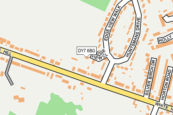 DY7 6BG map - OS OpenMap – Local (Ordnance Survey)