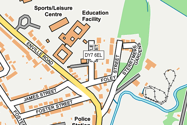 Map of OAKWELL ESTATES LTD at local scale