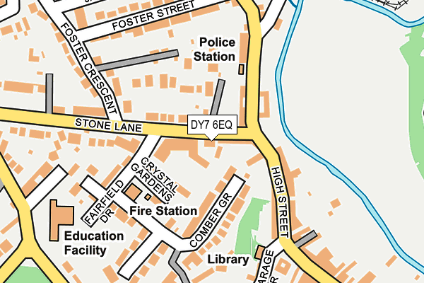 DY7 6EQ map - OS OpenMap – Local (Ordnance Survey)