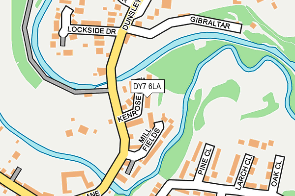 DY7 6LA map - OS OpenMap – Local (Ordnance Survey)