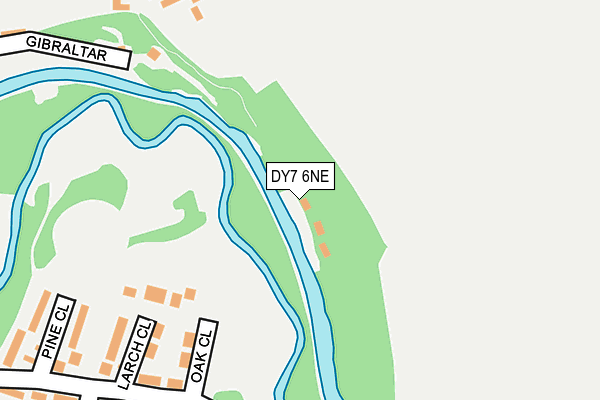 DY7 6NE map - OS OpenMap – Local (Ordnance Survey)