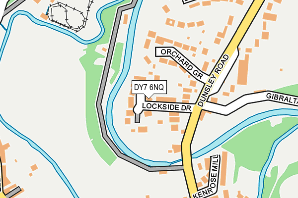 DY7 6NQ map - OS OpenMap – Local (Ordnance Survey)