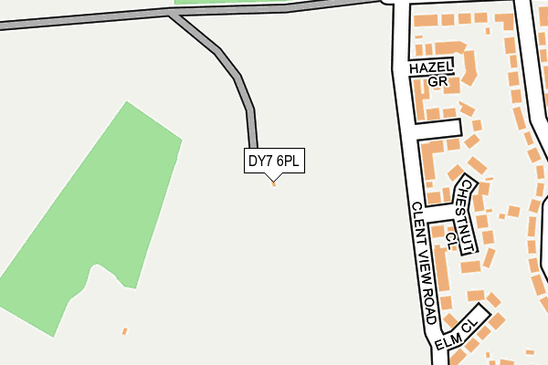 DY7 6PL map - OS OpenMap – Local (Ordnance Survey)