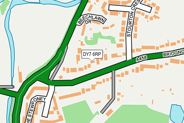 DY7 6RP map - OS OpenMap – Local (Ordnance Survey)