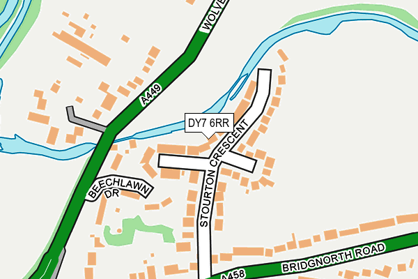 DY7 6RR map - OS OpenMap – Local (Ordnance Survey)