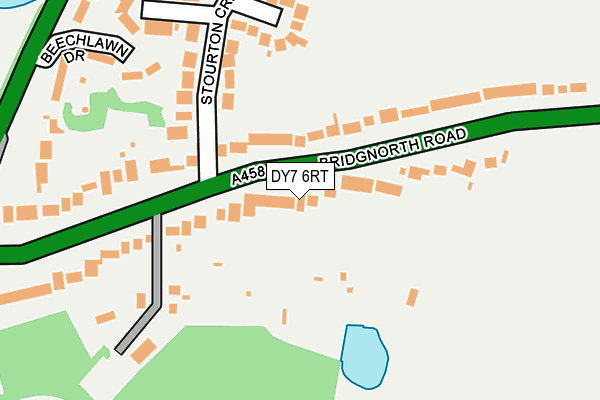 DY7 6RT map - OS OpenMap – Local (Ordnance Survey)