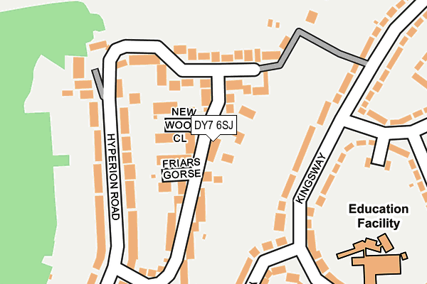 Map of JAY COX PROPERTY LTD at local scale