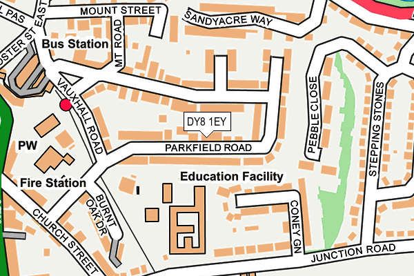 Map of DUNGABEES LIMITED at local scale