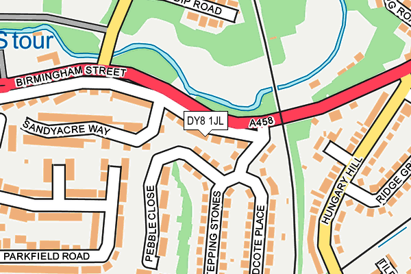 DY8 1JL map - OS OpenMap – Local (Ordnance Survey)