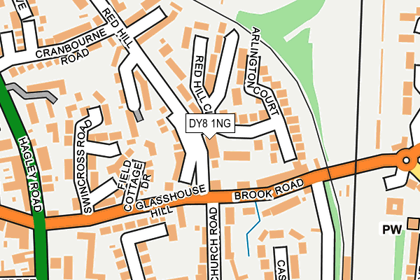 DY8 1NG map - OS OpenMap – Local (Ordnance Survey)