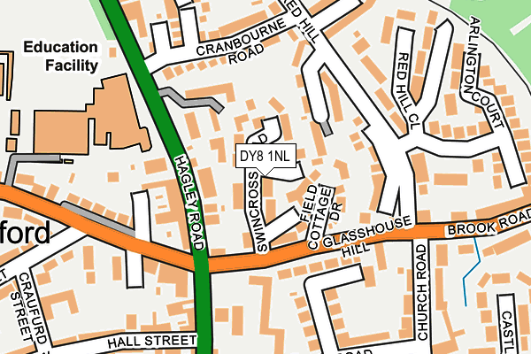 DY8 1NL map - OS OpenMap – Local (Ordnance Survey)
