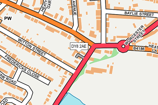 Map of VICARS COPPICE PROPERTY DEVELOPMENT LTD at local scale