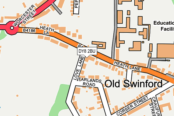 DY8 2BU map - OS OpenMap – Local (Ordnance Survey)