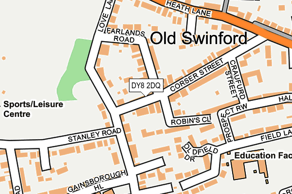 DY8 2DQ map - OS OpenMap – Local (Ordnance Survey)