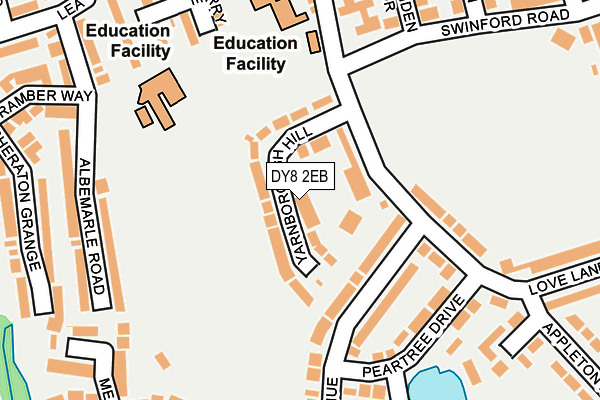 DY8 2EB map - OS OpenMap – Local (Ordnance Survey)
