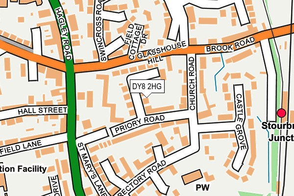 DY8 2HG map - OS OpenMap – Local (Ordnance Survey)