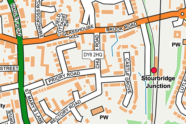 DY8 2HQ map - OS OpenMap – Local (Ordnance Survey)