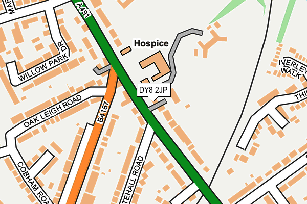 DY8 2JP map - OS OpenMap – Local (Ordnance Survey)