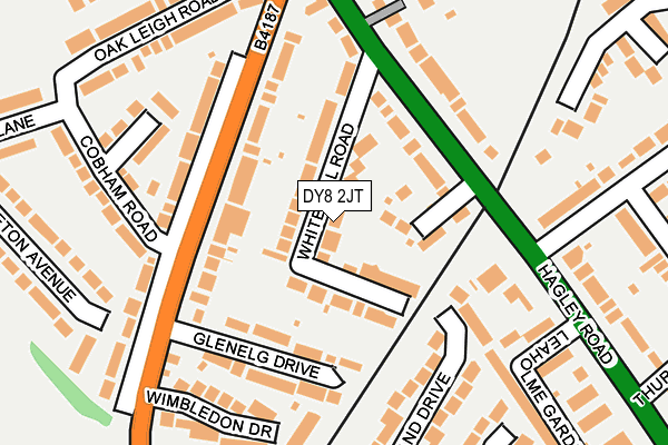 DY8 2JT map - OS OpenMap – Local (Ordnance Survey)