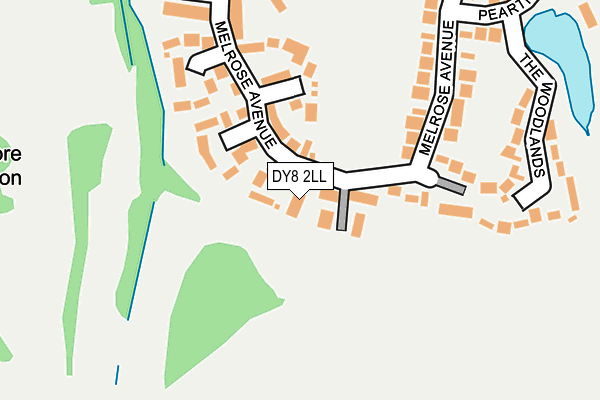 DY8 2LL map - OS OpenMap – Local (Ordnance Survey)