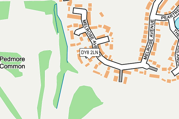 DY8 2LN map - OS OpenMap – Local (Ordnance Survey)