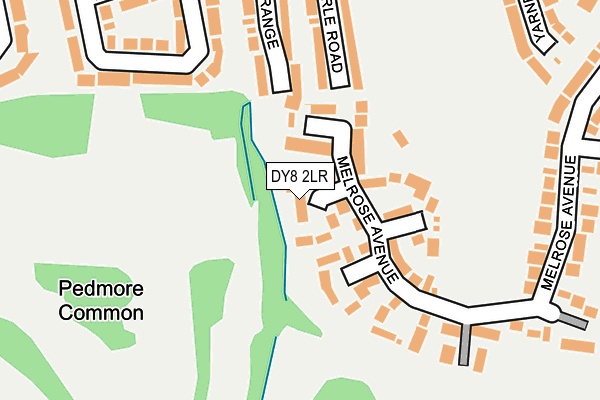 DY8 2LR map - OS OpenMap – Local (Ordnance Survey)