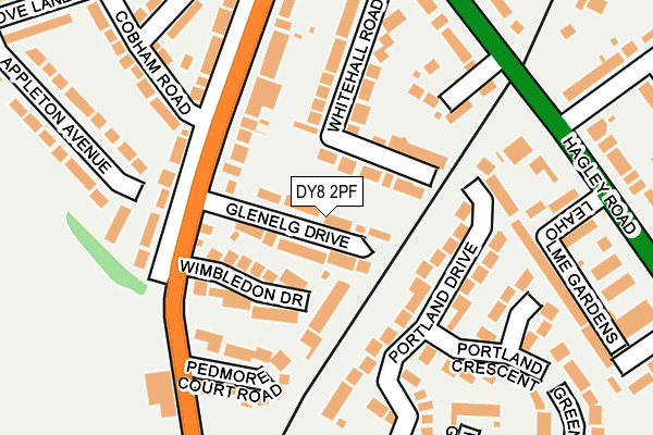 DY8 2PF map - OS OpenMap – Local (Ordnance Survey)