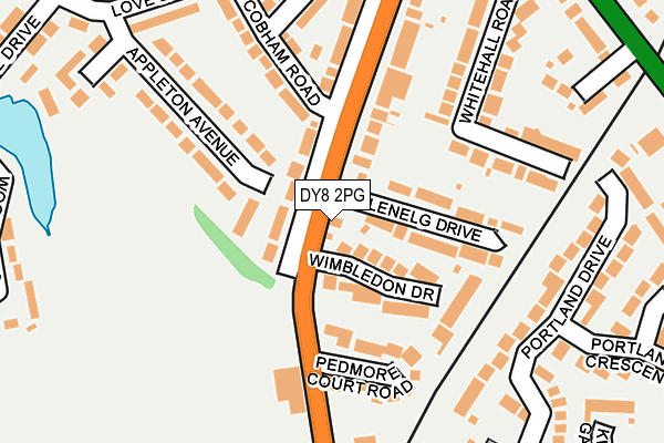 DY8 2PG map - OS OpenMap – Local (Ordnance Survey)