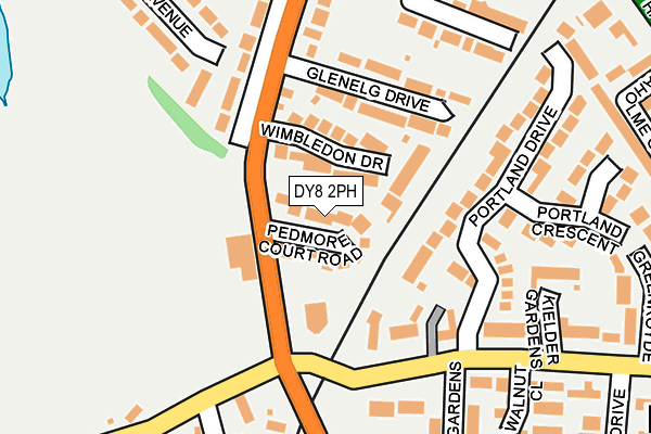 DY8 2PH map - OS OpenMap – Local (Ordnance Survey)