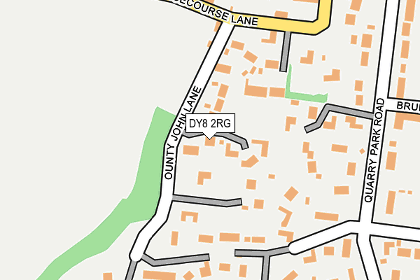 DY8 2RG map - OS OpenMap – Local (Ordnance Survey)