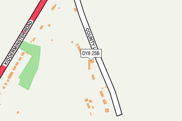 DY8 2SB map - OS OpenMap – Local (Ordnance Survey)