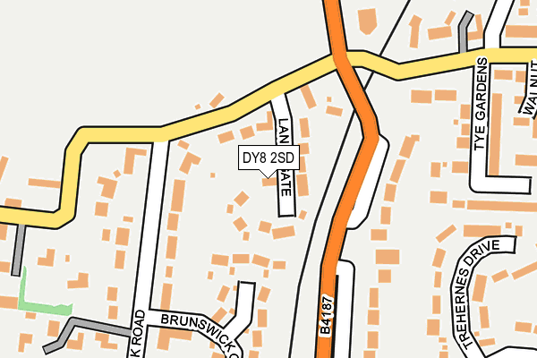 DY8 2SD map - OS OpenMap – Local (Ordnance Survey)