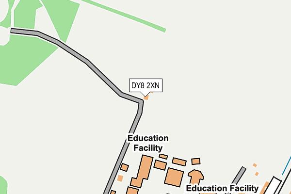 DY8 2XN map - OS OpenMap – Local (Ordnance Survey)