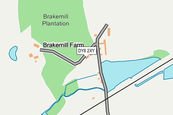 DY8 2XY map - OS OpenMap – Local (Ordnance Survey)