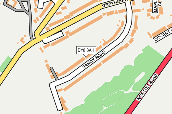 Map of SANDY ROAD CONSULTING LIMITED at local scale