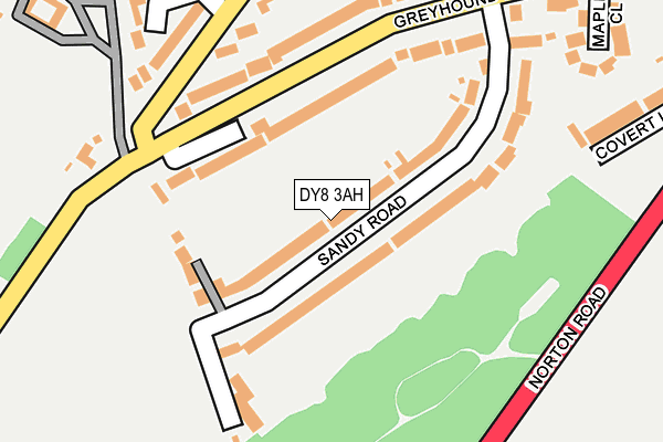 DY8 3AH map - OS OpenMap – Local (Ordnance Survey)