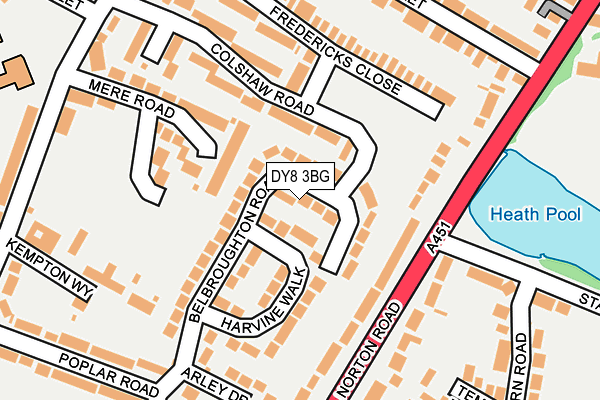 DY8 3BG map - OS OpenMap – Local (Ordnance Survey)