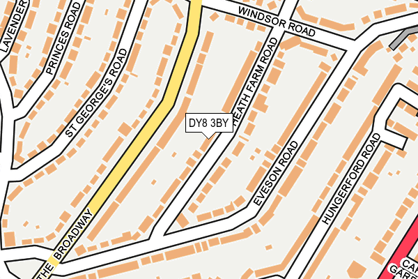 DY8 3BY map - OS OpenMap – Local (Ordnance Survey)