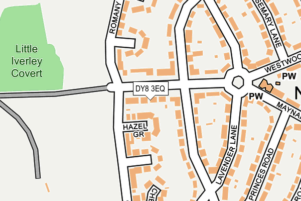 DY8 3EQ map - OS OpenMap – Local (Ordnance Survey)