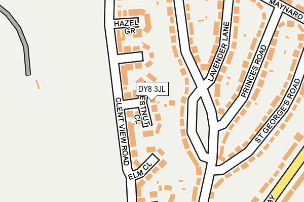 DY8 3JL map - OS OpenMap – Local (Ordnance Survey)