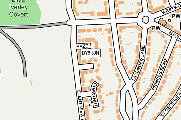 DY8 3JN map - OS OpenMap – Local (Ordnance Survey)