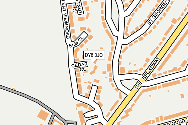 DY8 3JQ map - OS OpenMap – Local (Ordnance Survey)