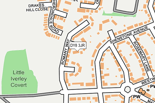 DY8 3JR map - OS OpenMap – Local (Ordnance Survey)