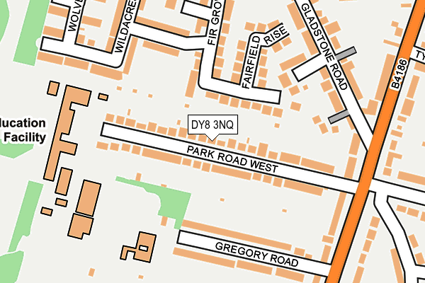 DY8 3NQ map - OS OpenMap – Local (Ordnance Survey)