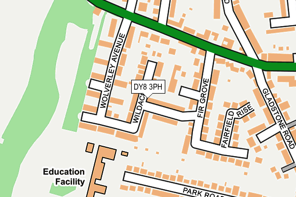 DY8 3PH map - OS OpenMap – Local (Ordnance Survey)