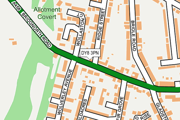 DY8 3PN map - OS OpenMap – Local (Ordnance Survey)