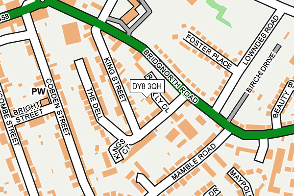 DY8 3QH map - OS OpenMap – Local (Ordnance Survey)