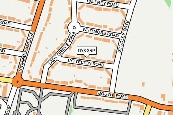 DY8 3RP map - OS OpenMap – Local (Ordnance Survey)