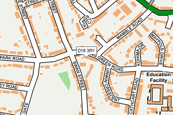 DY8 3RY map - OS OpenMap – Local (Ordnance Survey)